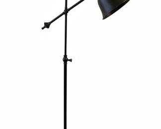 Adjustable Pharmacy Floor Lamp with Swing Arm