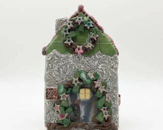 Handcrafted Polymer Clay WitchThemed Folk Art Collection second image