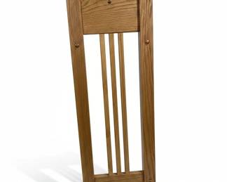 Mission Style Oak Quilt Rack second image