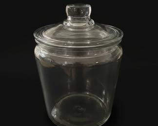 Anchor Hocking Heritage Hill Glass Canister and Assorted Mugs Lot