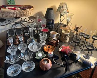 Lots of candle holders!