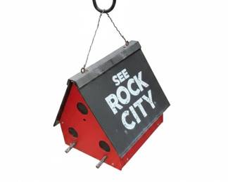 See Rock City Souvenir Birdhouse Vintage
