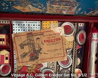 Vintage A.C. Gilbert Erector Set No. or second image