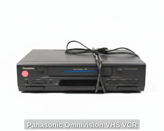 Panasonic Omnivision VHS VCR