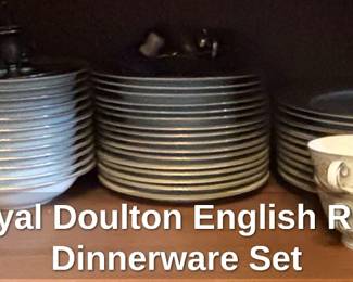 Vintage Royal Doulton English Renaissance Dinnerware Set second image