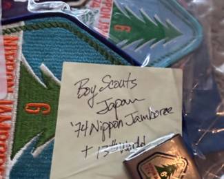Vintage s Boy Scout Patch and Memorabilia Collection with International Items sixth image