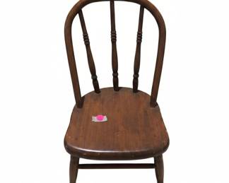 Antique Childs HoopBack Spindle Chair