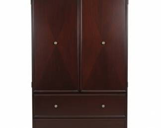 Traditional Dark Wood Media Armoire