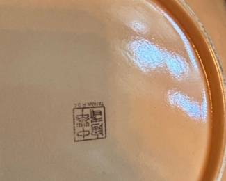 Vintage Taiwanese Cherry Blossom Decorative Plate second image