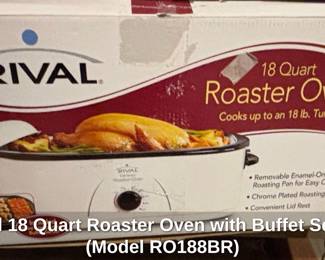 Rival Quart Roaster Oven with Buffet Server Model ROBR