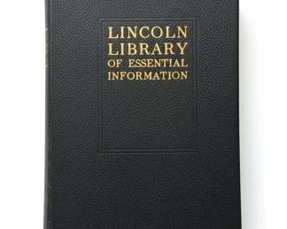 The Lincoln Library of Essential Information