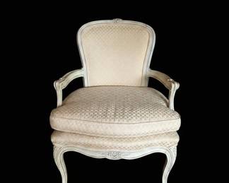 Vintage Louis XV Style Bergere Armchair