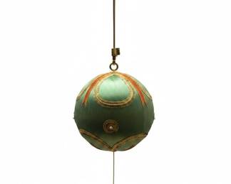 Satin Push Pin Christmas Ornament Pair with Tassels third image