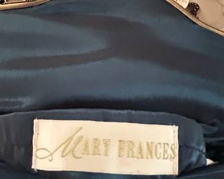 Mary Frances Beaded and Fabric Ruffle Handbag second image