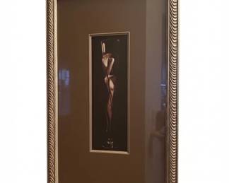 Framed Calla Lily Floral Print second image