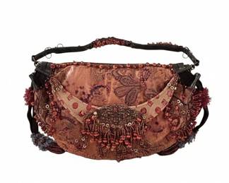 Mary Frances Beaded Paisley Handbag