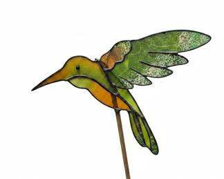 Stained Glass Hummingbird Suncatcher