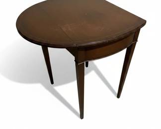 Vintage Mahogany Pembroke FlipTop Console Table second image