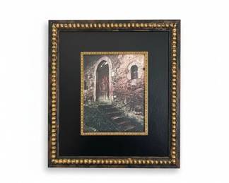 Framed Print of Tuscan Archway and Door
