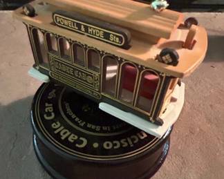 Vintage Powell Hyde Streets San Francisco Cable Car Music Box second image
