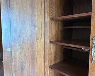 Vintage Cherry Wood French Provincial Style Buffet Deux Corps third image