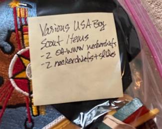 Vintage s Boy Scout Patch and Memorabilia Collection with International Items fourth image