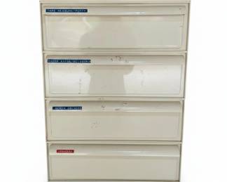 Vintage Drawer Plastic Parts Organizer