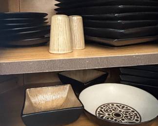 Z Gallerie Sumatra Bamboo Square Dinnerware Collection