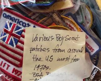 Vintage s Boy Scout Patch and Memorabilia Collection with International Items third image