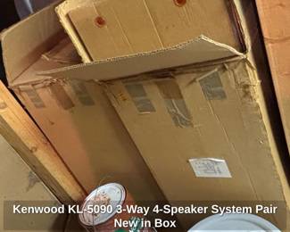 Kenwood KL Way Speaker System Pair New in Box second image