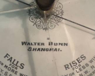 Heath Co. Aneroid Barometer retailed by Walter Dunn, Shanghai second image