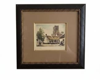Lissewege Cathedral Framed Print