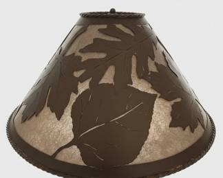 Colorado Dallas Acorn Oak Leaf Iron Floor Lamp second image