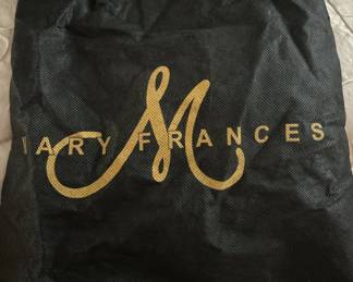 Mary Frances Beaded and Fabric Ruffle Handbag third image