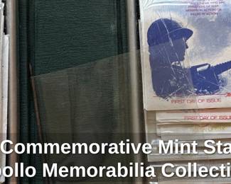 s USPS Commemorative Mint Stamp Sets and Apollo Memorabilia Collection third image