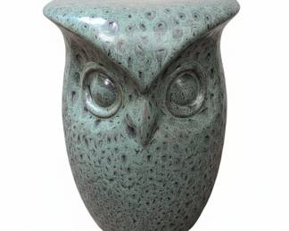 Ceramic Owl Garden Stool