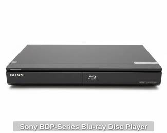 Sony BDPSeries Bluray Disc Player