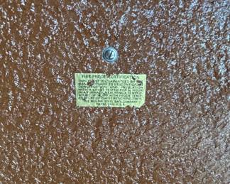 Vintage Meilink Steel Safe Company FireProof Chest second image