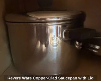 Revere Ware CopperClad Saucepan with Lid third image