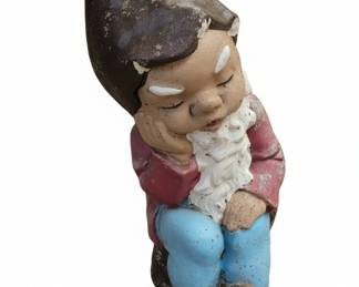 Concrete Sleeping Garden Gnome Heissner Style