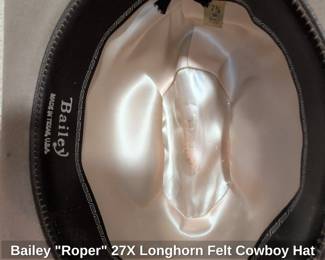 Bailey Roper X Longhorn Felt Cowboy Hat second image