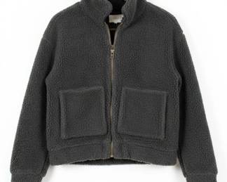 Womens Teddy Fleece Bomber Jacket
