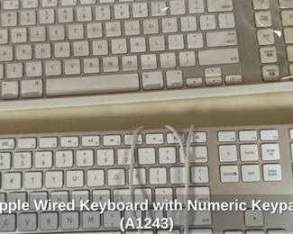 Apple Wired Keyboard with Numeric Keypad A