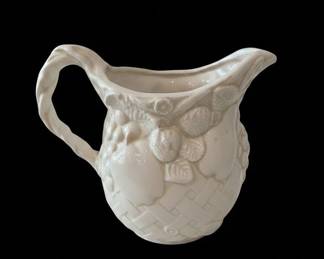 Elios Italy Ceramic Grape Relief Pitcher