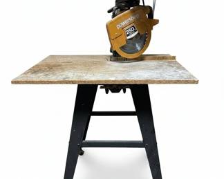 DEWALT POWERSHOP Radial Arm Saw with Workstation
