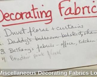 Miscellaneous Decorating Fabrics Lot fifth image