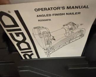 RIDGID RAFA Angled Finish Nailer second image