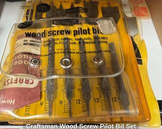 Craftsman Wood Screw Pilot Bit Set