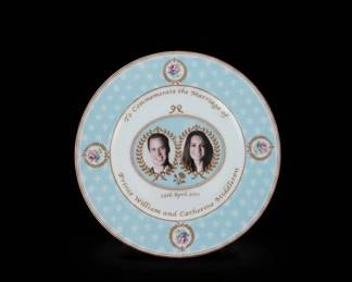 Commemorative Plate of Prince William and Catherine Middletons Marriage