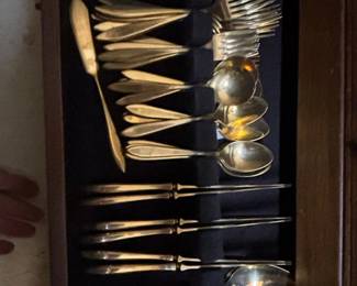 Gold Plated Flatware Set